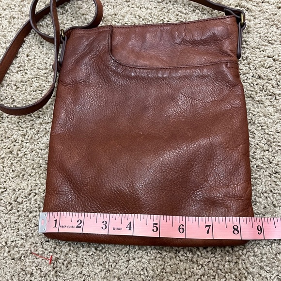 Margot Radley Brown Pebbled Leather Crossbody Bag - Picture 2 of 10